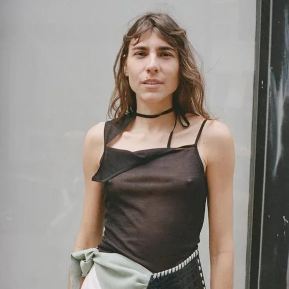 Maryam Nassir Zadeh Ivo top in black - Picture 3 of 5